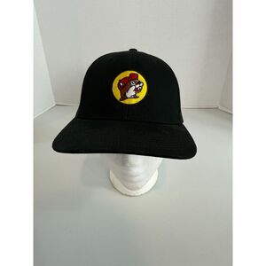 Buc-ee's Black Mesh Snapback Trucker Hat
